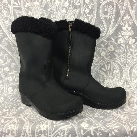 dansko shearling boots